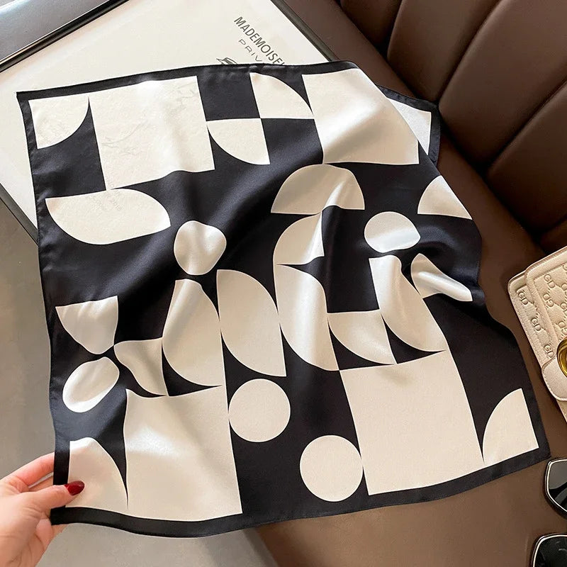 Scarf 100% Mulberry Silk Bandana Women Square Scarves