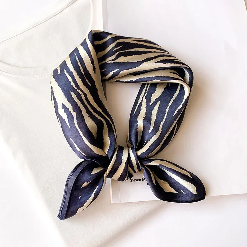 Scarf 100% Mulberry Silk Bandana Women Square Scarves