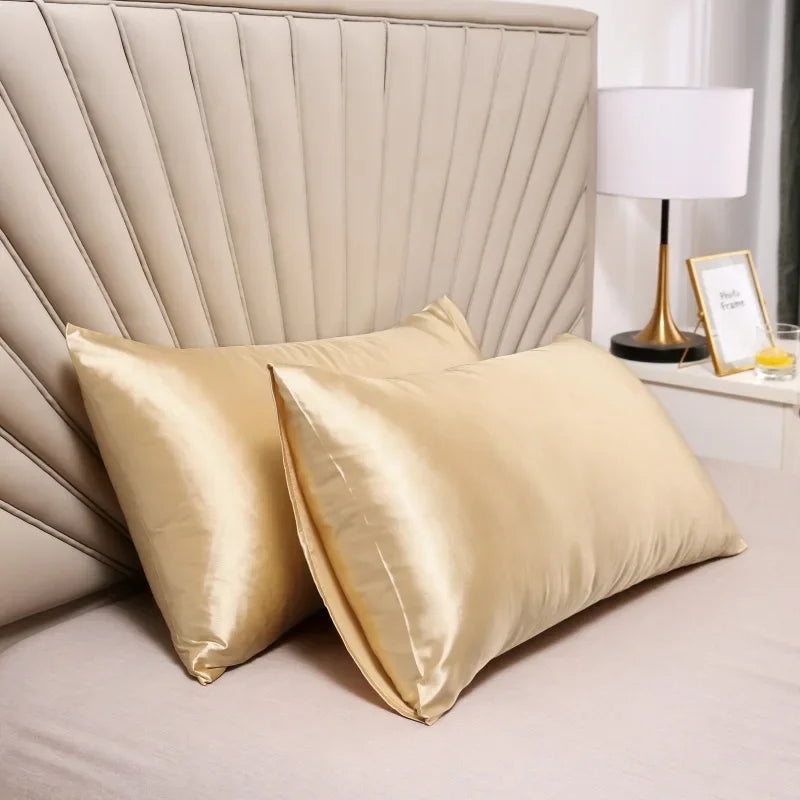 100% Real Natural Mulberry Silk Pillowcase Protects your Hair and Skin from Wrinkles