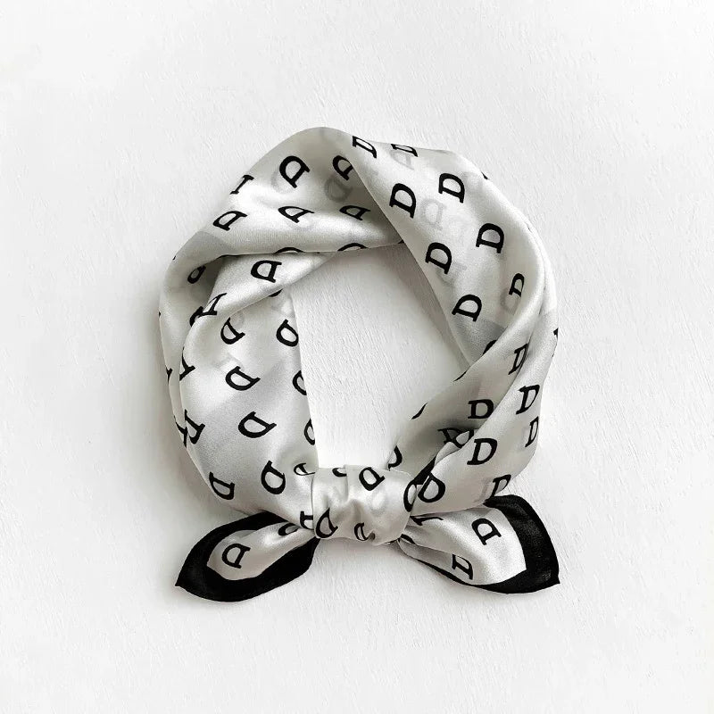 Scarf 100% Mulberry Silk Bandana Women Square Scarves