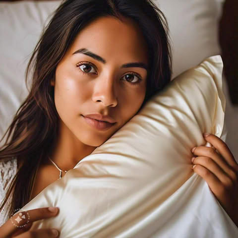 Set di 2 o 4 federe in seta di gelso 100% naturale che proteggono i capelli e la pelle