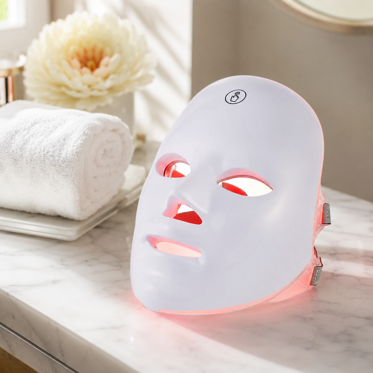 7-Color LED Face and Neck Beauty Mask