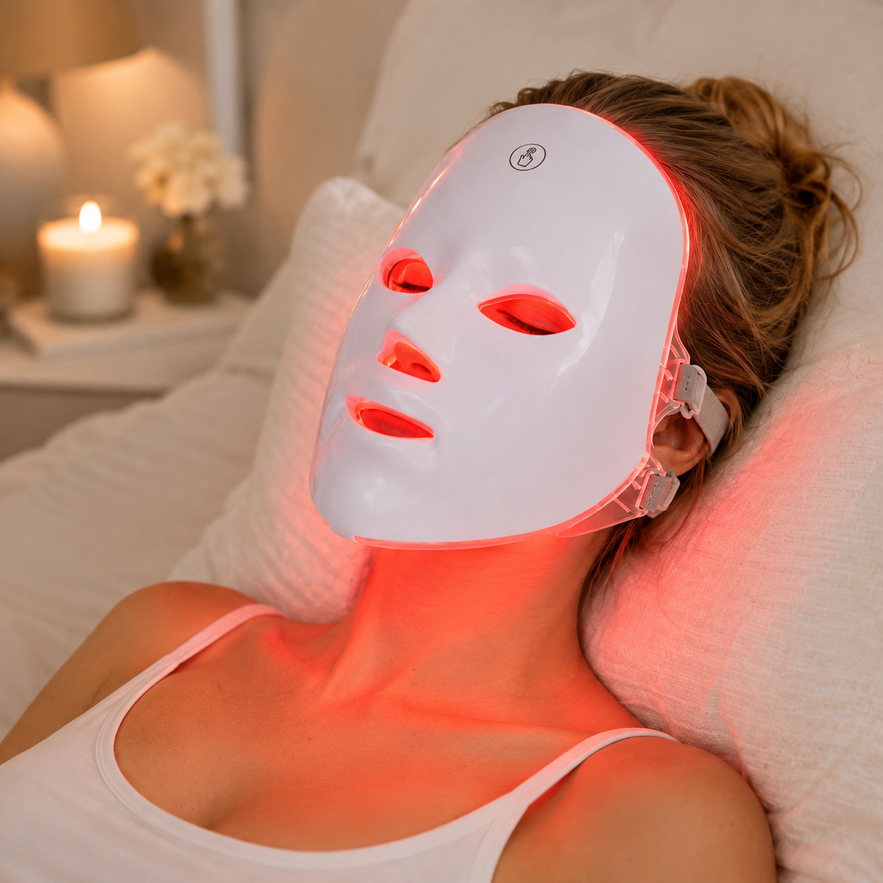 7-Color LED Face and Neck Beauty Mask