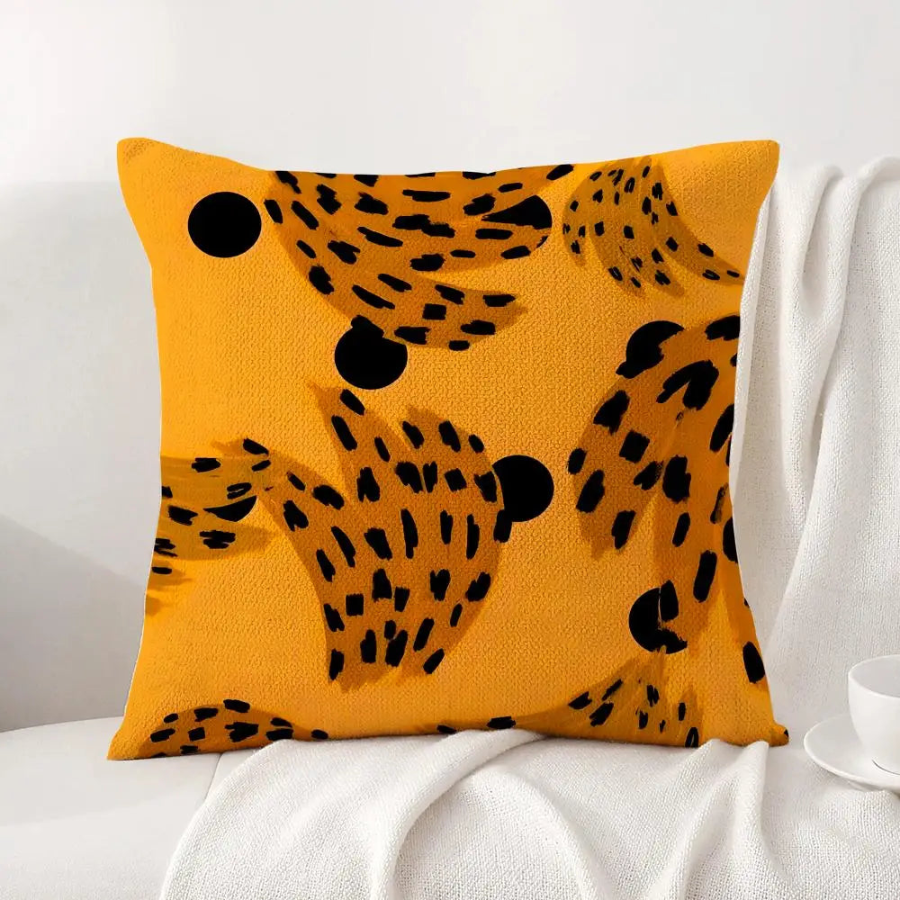 Abstract Designer Cushion Cover – Double-Sided Modern Art Pillowcase