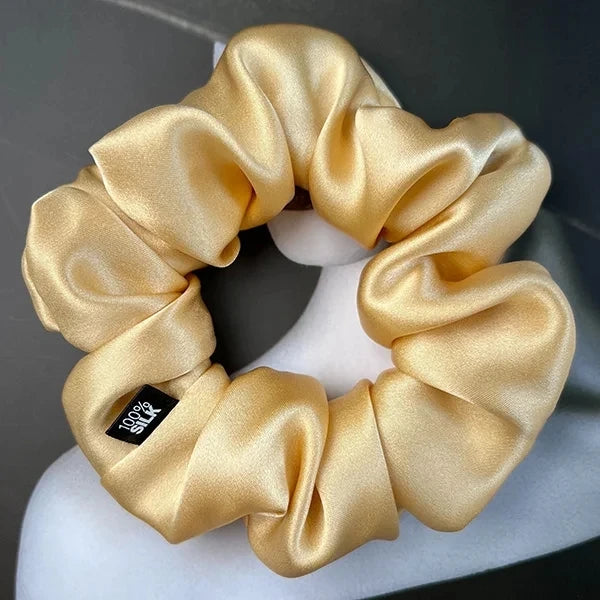 Elastici per capelli in seta di gelso al 100%, elastici per capelli 