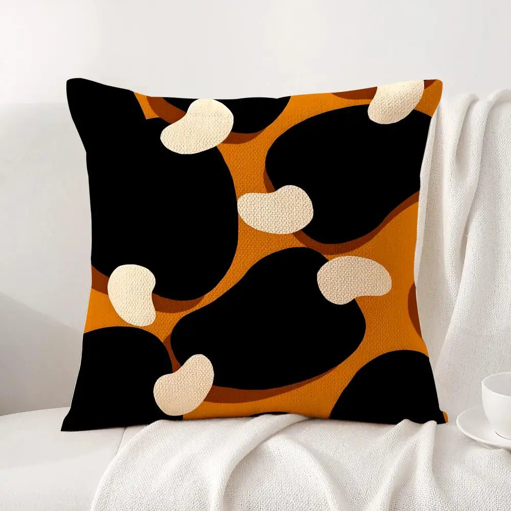 Abstract Designer Cushion Cover – Double-Sided Modern Art Pillowcase