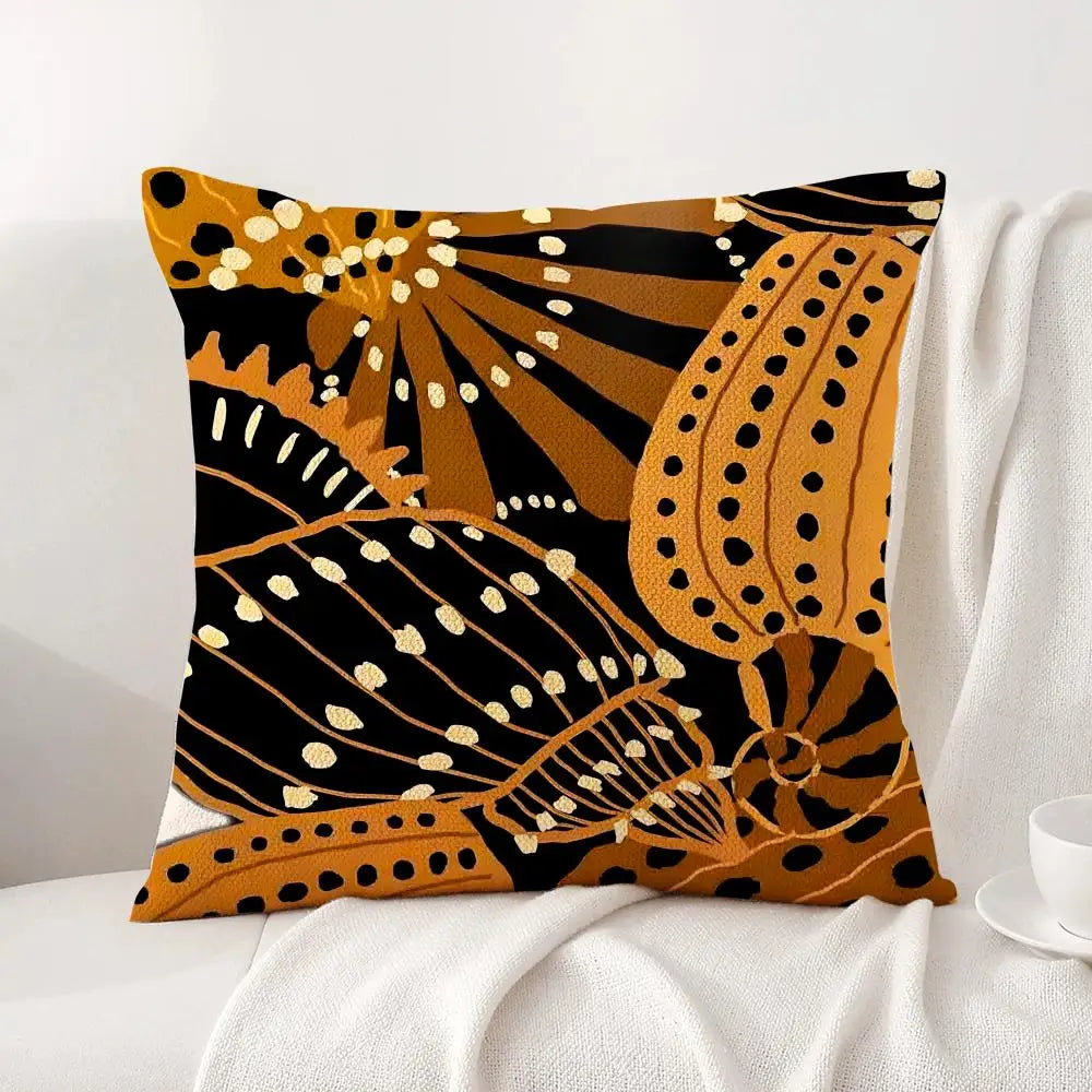 Abstract Designer Cushion Cover – Double-Sided Modern Art Pillowcase