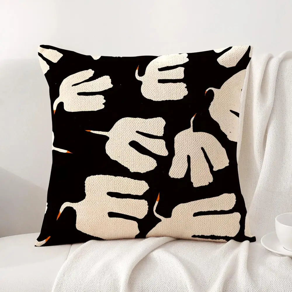 Abstract Designer Cushion Cover – Double-Sided Modern Art Pillowcase
