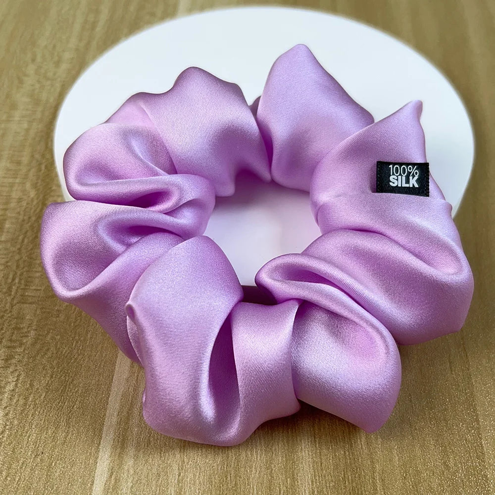 Elastici per capelli in seta di gelso al 100%, elastici per capelli 