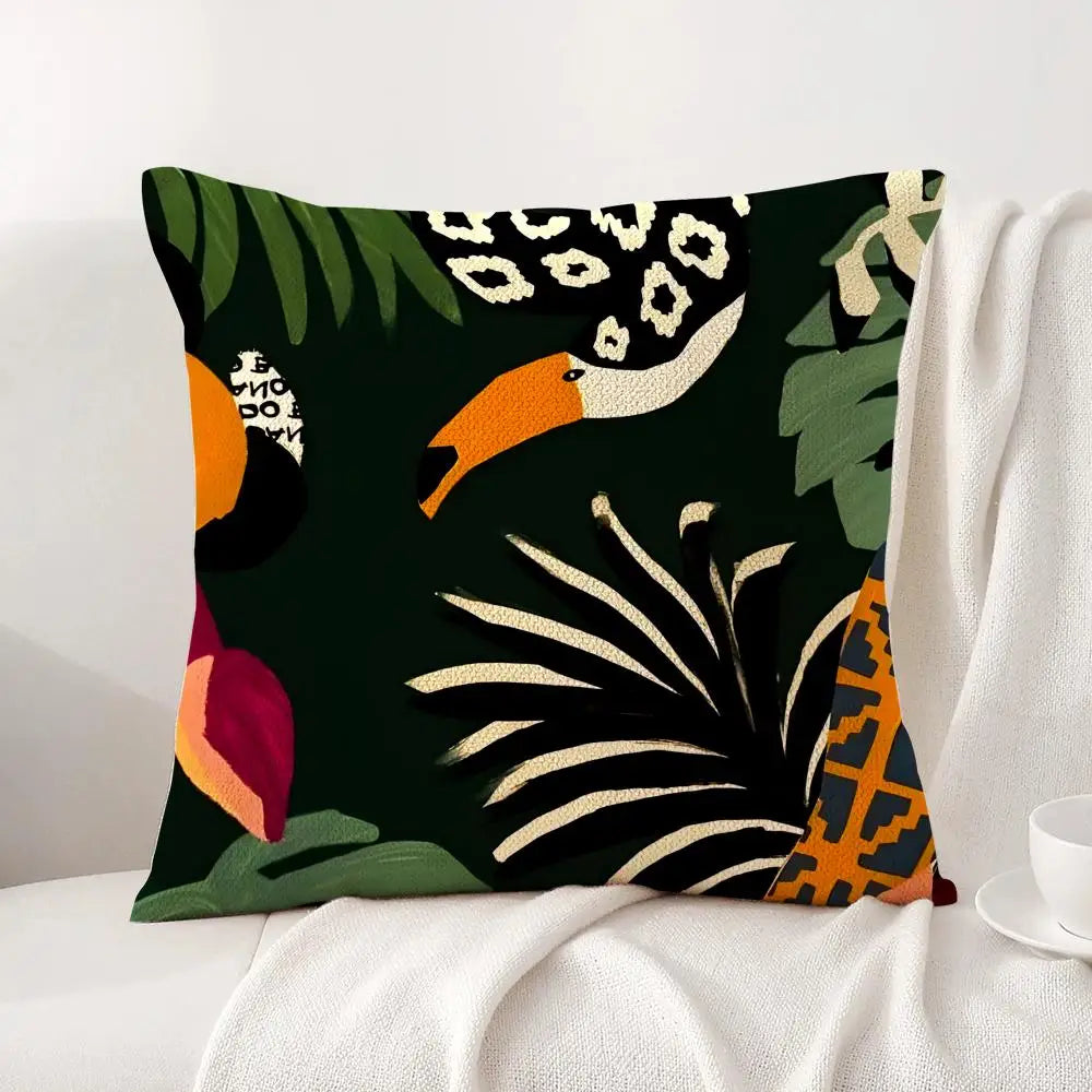 Abstract Designer Cushion Cover – Double-Sided Modern Art Pillowcase