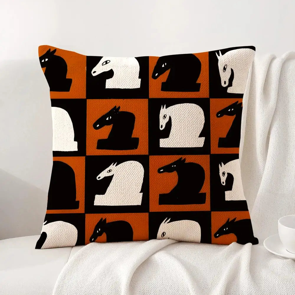 Abstract Designer Cushion Cover – Double-Sided Modern Art Pillowcase