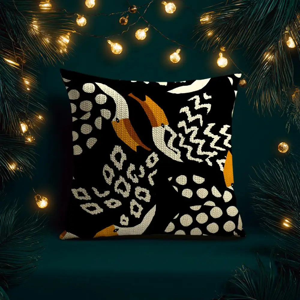Abstract Designer Cushion Cover – Double-Sided Modern Art Pillowcase