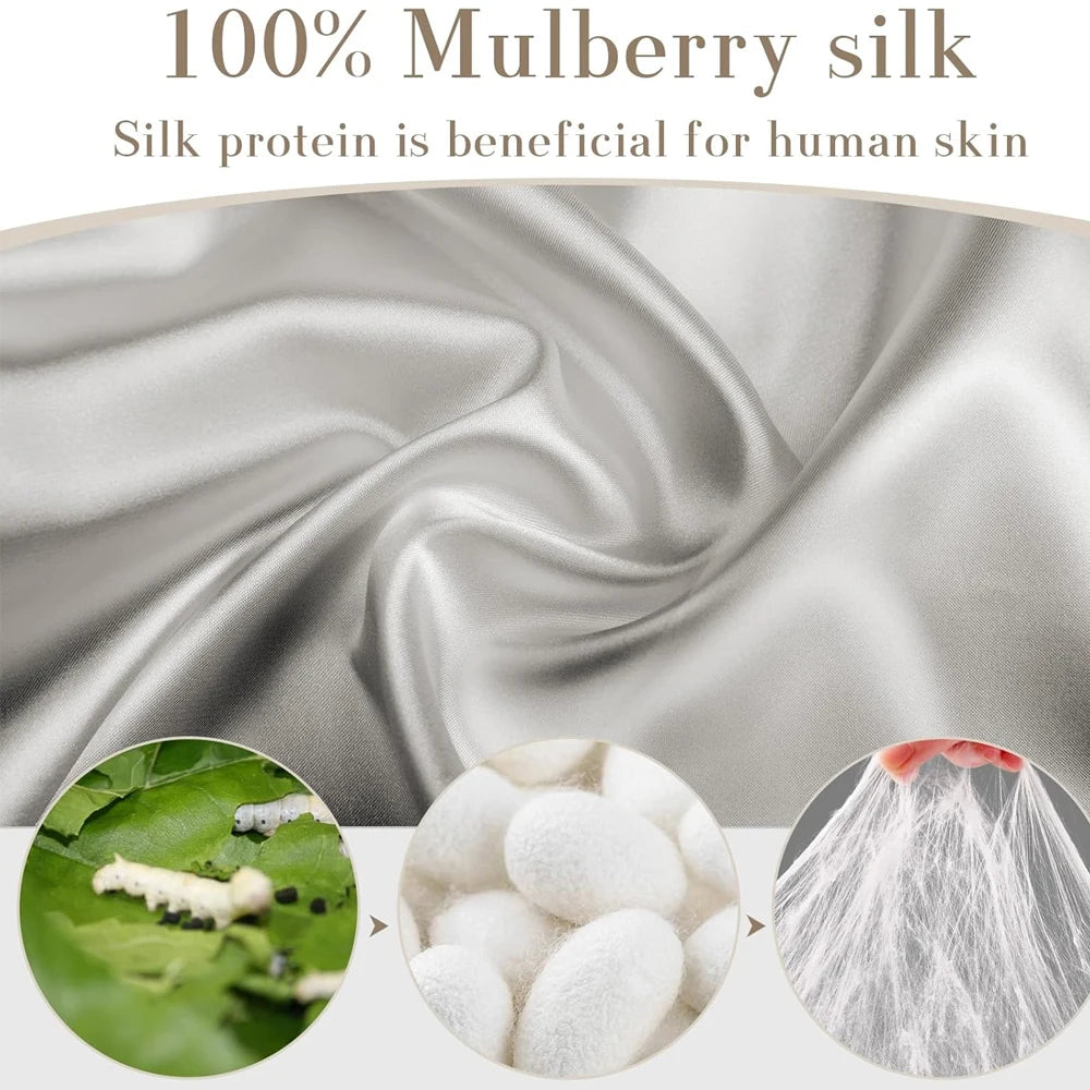 Maschera per dormire 100% seta di gelso che blocca la luce morbida imbottita 