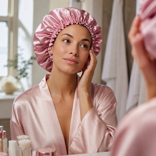 Satin Bonnet Hair for Sleeping Hair Care Silk Bonnets