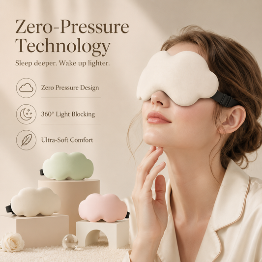 Zero-Pressure Cloud Sleep Mask