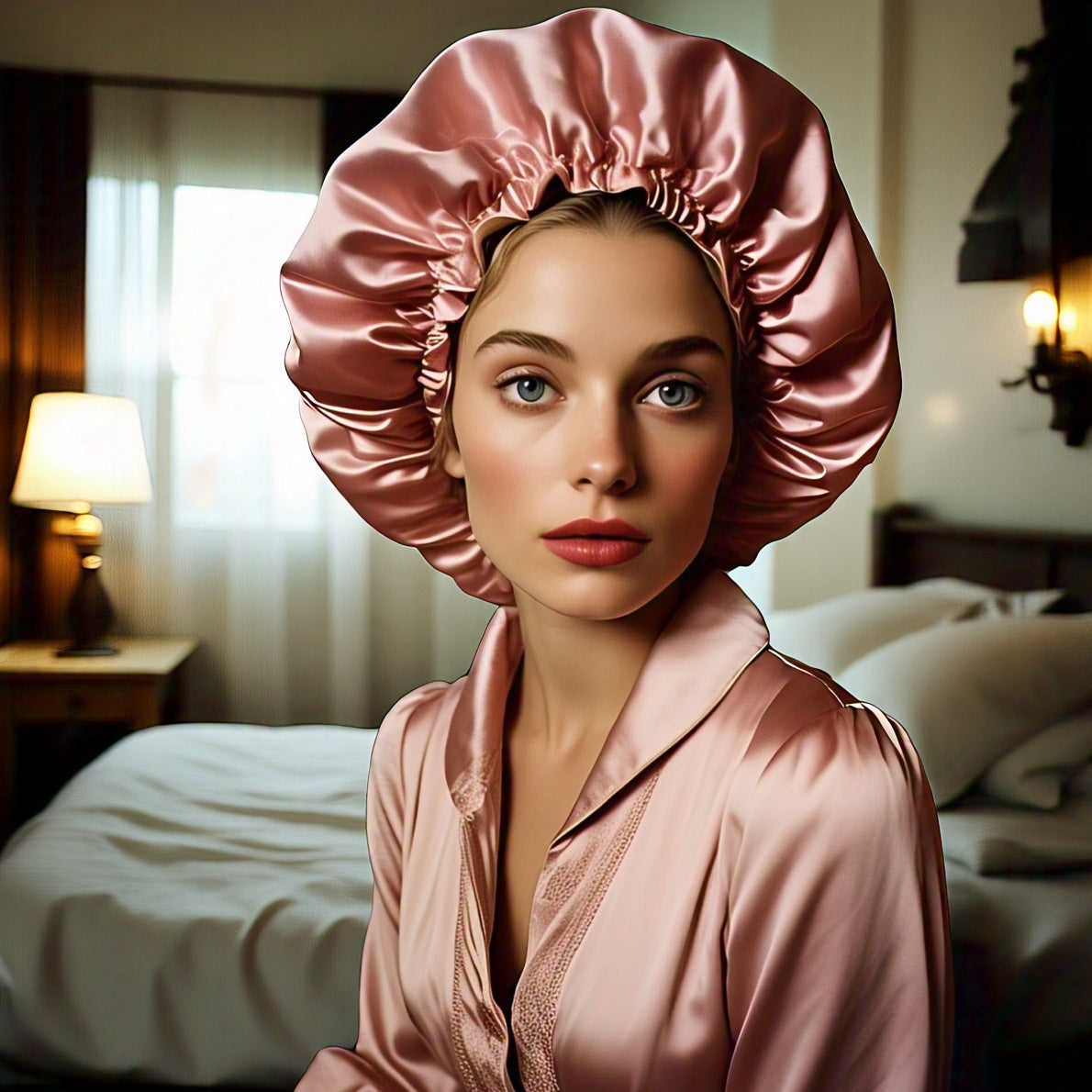 Bonnet Hair in Seta per la cura dei capelli durante la notte Silk Bonnets