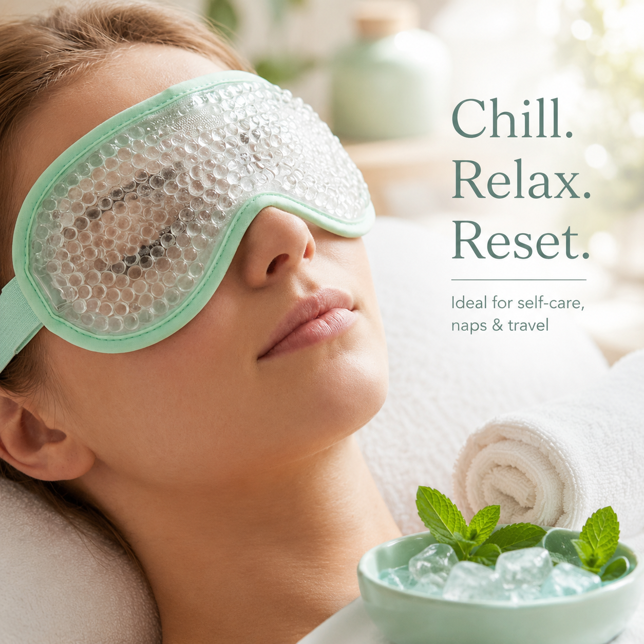 Cooling Gel Eye Mask – Relaxation & Travel