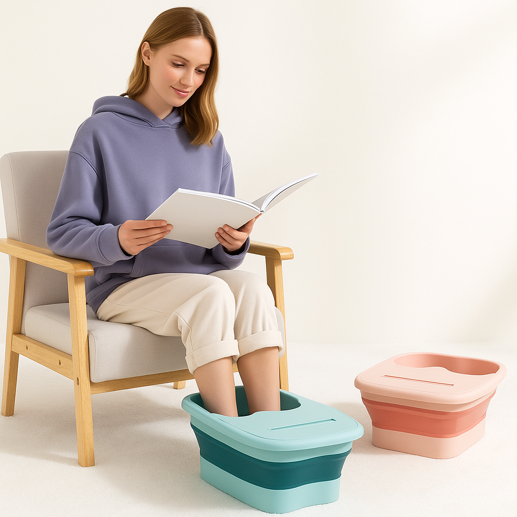 Sklopiva kanta za stopala – jednostavno skladištenje, duboko opuštanje